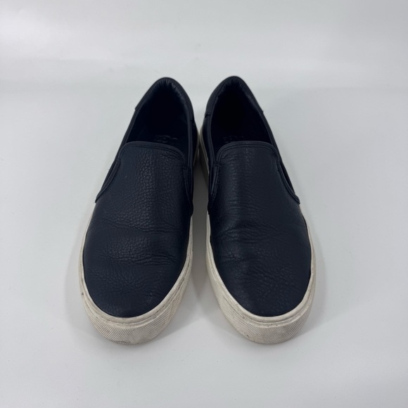 UGG Black and White Slip-On Loafers - Picture 1 of 5
